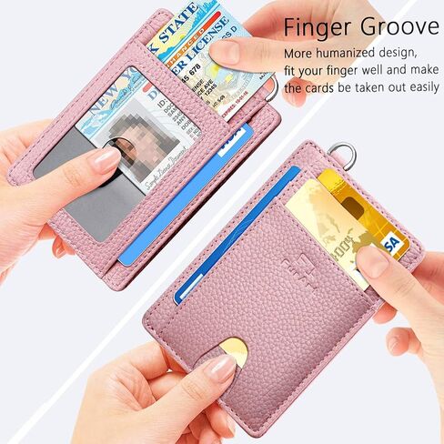 محفظة FurArt Slim Minimalist، محافظ جيب أمامية، حجب RFID، حامل بطاقات الائتمان للرجال in Kuwait