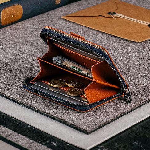 Vaultskin Mayfair Premier Leather Zip Wallet - Ultimate RFID Safety, Streamlined for Style & Functionality for Men and Women in Saudi Arabia