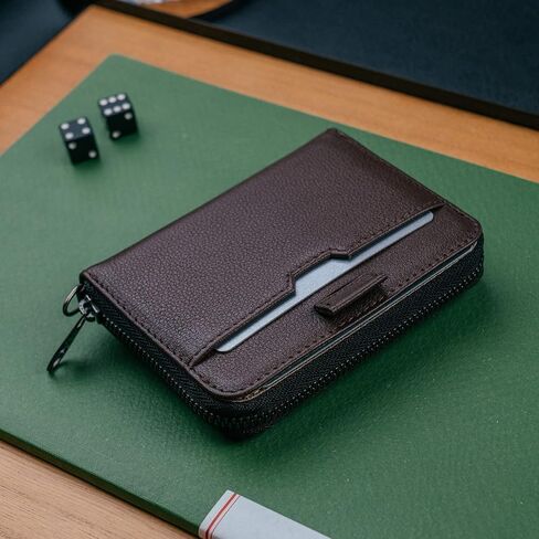 Vaultskin Mayfair Premier Leather Zip Wallet - Ultimate RFID Safety, Streamlined for Style & Functionality for Men and Women in Saudi Arabia