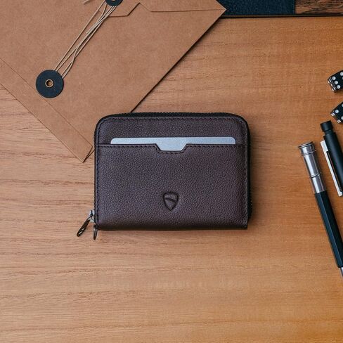 Vaultskin Mayfair Premier Leather Zip Wallet - Ultimate RFID Safety, Streamlined for Style & Functionality for Men and Women in Saudi Arabia
