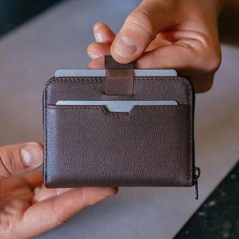 Vaultskin Mayfair Premier Leather Zip Wallet - Ultimate RFID Safety, Streamlined for Style & Functionality for Men and Women in Saudi Arabia