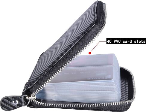 YUHAN PRETTY Credit Card Holder Wallet Large Leather Passport Case 42 Card Slots in Kuwait