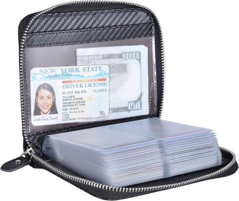 YUHAN PRETTY Credit Card Holder Wallet Large Leather Passport Case 42 Card Slots in Kuwait