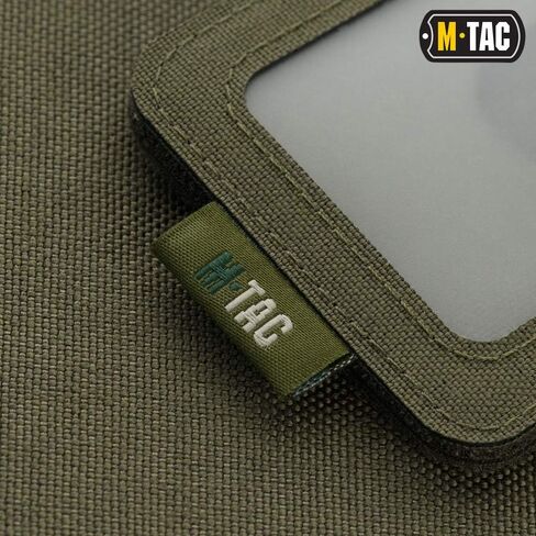 M-Tac Hanging ID Card Holder Hook and Loop Surface Draw Cord (Olive) in Kuwait