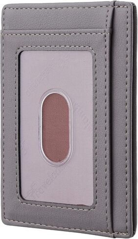 Travelambo Front Pocket Minimalist Leather Slim Wallet RFID Blocking Medium Size in Kuwait