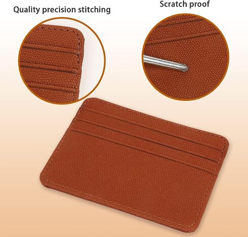 2 Pack Slim Minimalist Wallet, Business Card Case Professional PU Leather, Front or Back Pocket Card Holder Wallet Credit Card ID Case/Holder for Men & Women. (Lake Blue+Gray) in Saudi Arabia