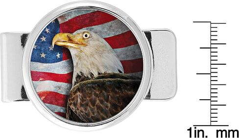 Coin Money Clip JFK Half Dollar with American Eagle in Saudi Arabia