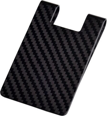 CL CARBONLIFE Carbon Fiber Money Clip Wallet, Business Card Holder RFID Protector Credit Card Holder Wallet Clips For Men (X-Large, 3.5"x2.2"x0.6") in Saudi Arabia