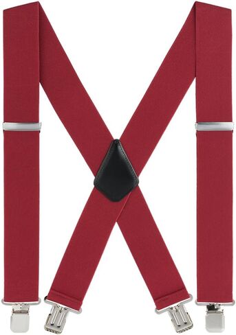 Grade Code Suspenders for Men, with Heavy Duty Clip Wide X-Back for Work in Saudi Arabia