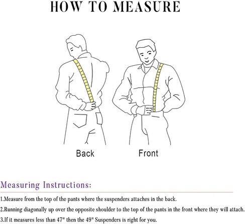 Grade Code Suspenders for Men, with Heavy Duty Clip Wide X-Back for Work in Saudi Arabia