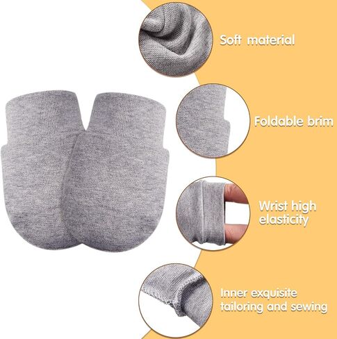 18 Pairs of Newborn Baby Mittens Infant Toddler Gloves No Scratch Mittens Cotton Gloves for 0-6 Months Baby Boys Girls in Saudi Arabia