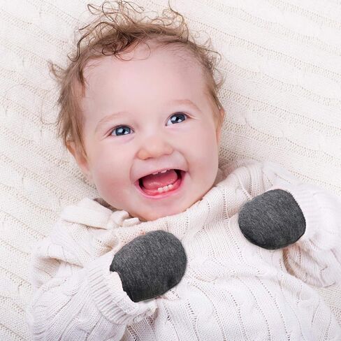 18 Pairs of Newborn Baby Mittens Infant Toddler Gloves No Scratch Mittens Cotton Gloves for 0-6 Months Baby Boys Girls in Saudi Arabia