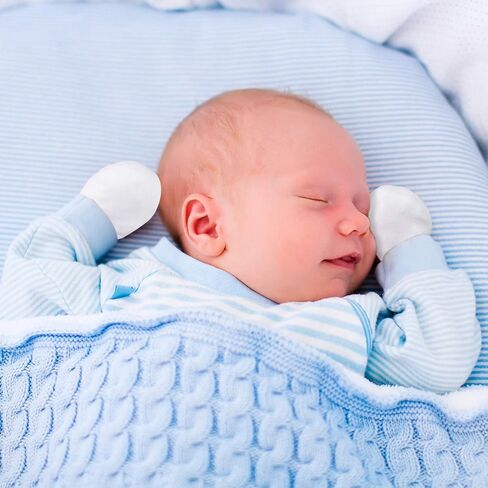 18 Pairs of Newborn Baby Mittens Infant Toddler Gloves No Scratch Mittens Cotton Gloves for 0-6 Months Baby Boys Girls in Saudi Arabia
