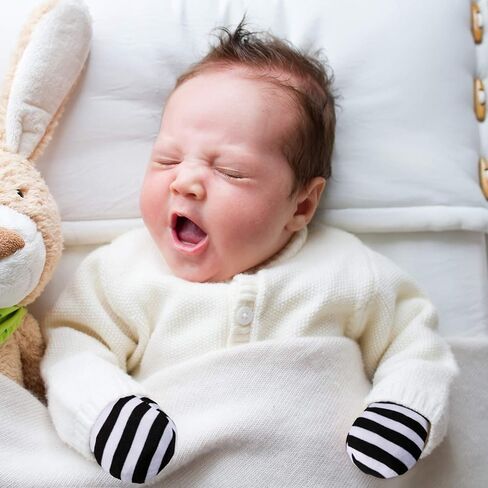 18 Pairs of Newborn Baby Mittens Infant Toddler Gloves No Scratch Mittens Cotton Gloves for 0-6 Months Baby Boys Girls in Saudi Arabia