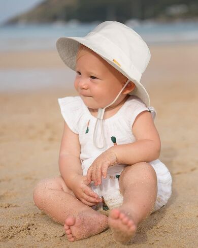 Baby Sun Hat for Boy Girl Toddler Summer Bucket Hat Kids Sun Protection Beach Hat Cotton Baby Hats in Saudi Arabia