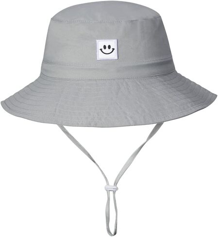 MaxNova Baby Sun Hat Smile Face UPF 50+ Toddler Bucket Hat for Boys Girls 0-7 Years in Saudi Arabia