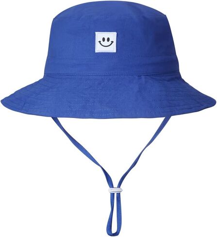MaxNova Baby Sun Hat Smile Face UPF 50+ Toddler Bucket Hat for Boys Girls 0-7 Years in Saudi Arabia
