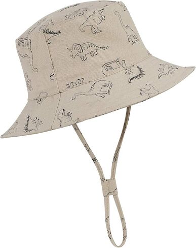 Durio UPF 50+ Baby Sun Hat Wide Brim Toddler Bucket Hats for Boys 0-8 Years | Lightweight Summer Sun Protection for Beach, Park, Travel, School, Daycare, Adjustable Chip Strap, Cotton Plaid Lining in Saudi Arabia