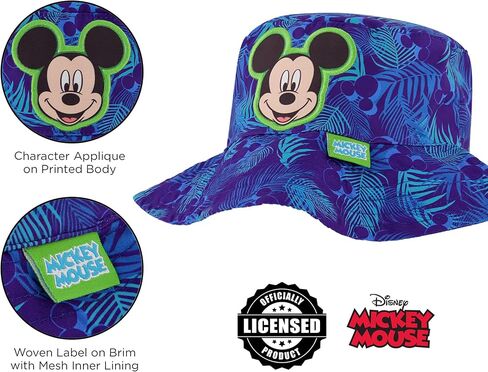 Disney Toddler Sun Hat, Or Mickey Mouse Kids Bucket Hat and Matching Baseball Cap for Boys, Age 2-4 in Saudi Arabia