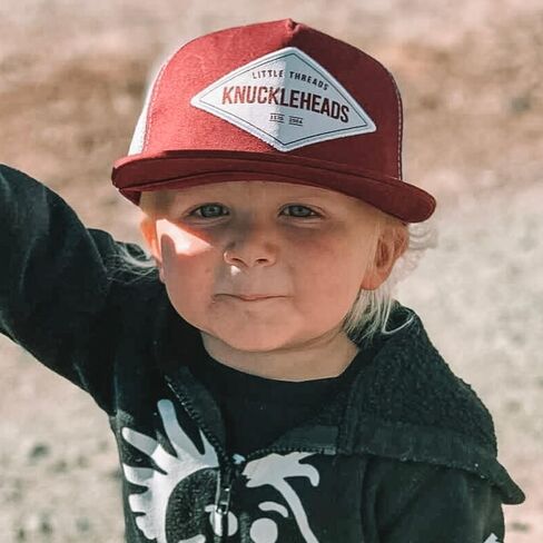 Baby Hats - Baseball Hat, Newborn Youth Flat Brim Mesh Trucker Surf Skate Bubba Bro Fitted Beach Cap Gorros para Bebes in Saudi Arabia