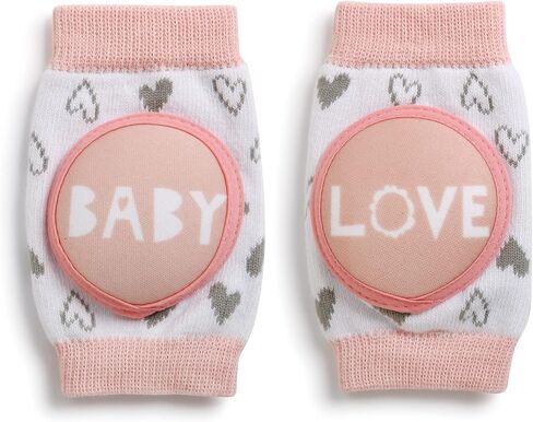 وسادة ركبة واقية للركبة من القطن القابل للتمدد مقاس واحد للأطفال من DEMDACO Baby Love Hearts in Saudi Arabia