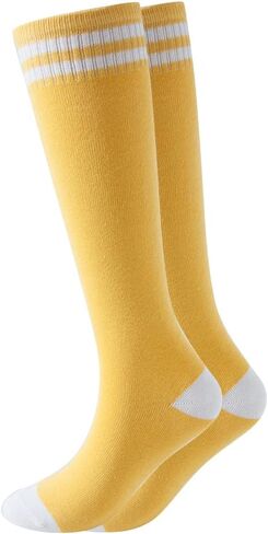 جوارب SOCKSDIARY للركبة للأطفال، جوارب قطنية لكرة القدم للأولاد والبنات والأطفال الصغار... in Kuwait