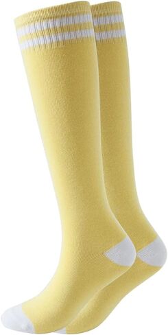 Knee High Socks for Kids, Cotton Soccer Socks for Boys, Girls, Toddlers…… in Kuwait