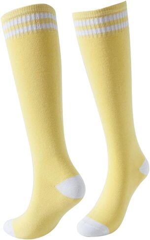 Knee High Socks for Kids, Cotton Soccer Socks for Boys, Girls, Toddlers…… in Kuwait
