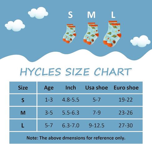 HYCLES Anti Slip Toddler Socks, 12 Pairs Non-Skid Cotton Grip Kid Socks for 1-7T Boy Girl 6-12 Month Baby in Saudi Arabia