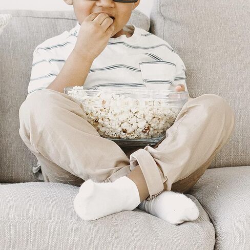 BOOPH 12 Pairs Kids Ankle Socks Boys Girls Low Cut Half Cushion Athletic Socks in Kuwait