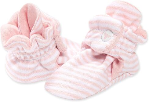 Burt's Bees Baby Unisex Baby Booties, Organic Cotton Adjustable Infant Shoes Slipper Sock in Saudi Arabia