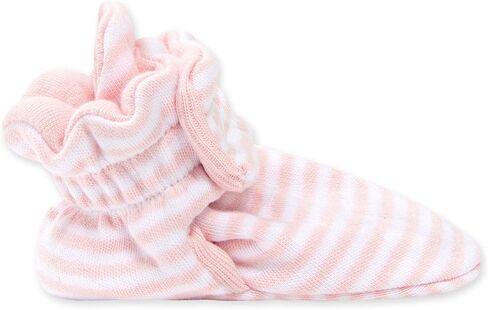 Burt's Bees Baby Unisex Baby Booties, Organic Cotton Adjustable Infant Shoes Slipper Sock in Saudi Arabia