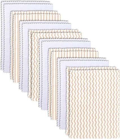 8 Pack Super Soft Baby Burp Cloths, Baby Washcloths, Ultra Absorbent Large Newborn Burping Cloth for Boy and Girl, Milk Spit Up Rags, Unisex for Baby Sensitive Skin, Grey and White, 16 × 12 Inch in Saudi Arabia