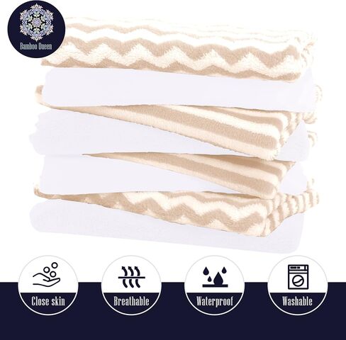 8 Pack Super Soft Baby Burp Cloths, Baby Washcloths, Ultra Absorbent Large Newborn Burping Cloth for Boy and Girl, Milk Spit Up Rags, Unisex for Baby Sensitive Skin, Grey and White, 16 × 12 Inch in Saudi Arabia