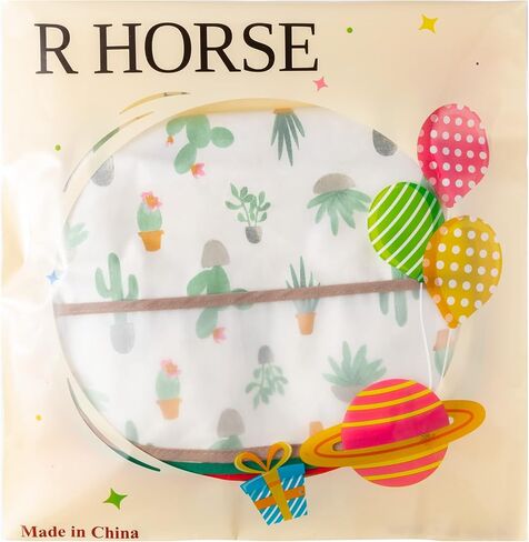 مجموعة مرايل أطفال مكونة من 5 قطع من R HORSE مرايل للأطفال الصغار مع جيب لالتقاط الفتات وزر كبس مقاوم للماء مرايل تغذية الطفل لمدة 6-24 شهرًا in Saudi Arabia