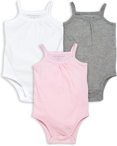 Burt's Bees Baby Unisex Baby Bodysuits, 3-Pack Long & Short-Sleeve One-Pieces, 100% Organic Cotton in Saudi Arabia