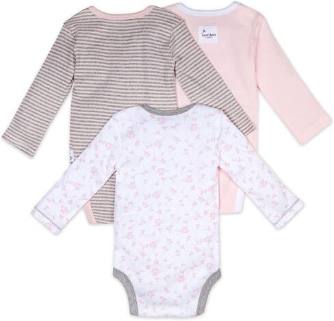 Burt's Bees Baby Unisex Baby Bodysuits, 3-Pack Long & Short-Sleeve One-Pieces, 100% Organic Cotton in Saudi Arabia