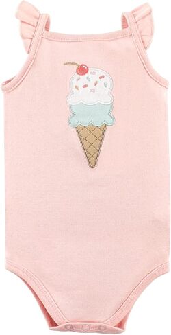 Hudson Baby Unisex Baby Cotton Sleeveless Bodysuits in Saudi Arabia