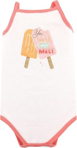 Hudson Baby Unisex Baby Cotton Sleeveless Bodysuits in Saudi Arabia