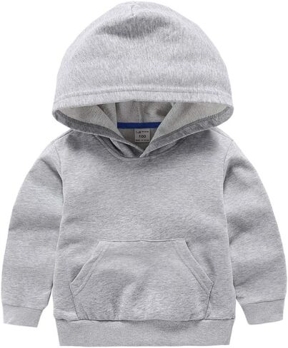 دينغ دونغ طفل رضيع طفل صبي فتاة الصلبة عارضة جيب هوديي Sweatershirt البلوز in Kuwait