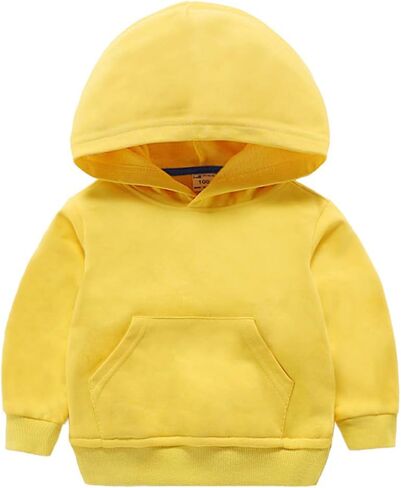 دينغ دونغ طفل رضيع طفل صبي فتاة الصلبة عارضة جيب هوديي Sweatershirt البلوز in Kuwait