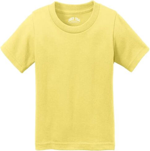 Joe's USA Toddler Tees Soft and Cozy Cotton T-Shirts in 12 Colors. Sizes: 2T, 3T, 4T in Saudi Arabia