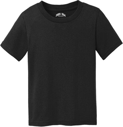 Joe's USA Toddler Tees Soft and Cozy Cotton T-Shirts in 12 Colors. Sizes: 2T, 3T, 4T in Saudi Arabia