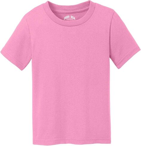 Joe's USA Toddler Tees Soft and Cozy Cotton T-Shirts in 12 Colors. Sizes: 2T, 3T, 4T in Saudi Arabia