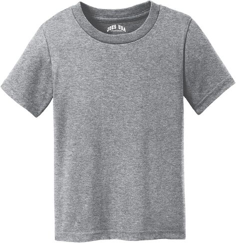 Joe's USA Toddler Tees Soft and Cozy Cotton T-Shirts in 12 Colors. Sizes: 2T, 3T, 4T in Saudi Arabia