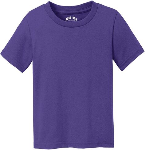 Joe's USA Toddler Tees Soft and Cozy Cotton T-Shirts in 12 Colors. Sizes: 2T, 3T, 4T in Saudi Arabia