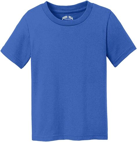 Joe's USA Toddler Tees Soft and Cozy Cotton T-Shirts in 12 Colors. Sizes: 2T, 3T, 4T in Saudi Arabia