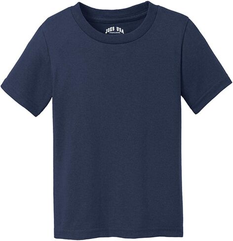Joe's USA Toddler Tees Soft and Cozy Cotton T-Shirts in 12 Colors. Sizes: 2T, 3T, 4T in Saudi Arabia