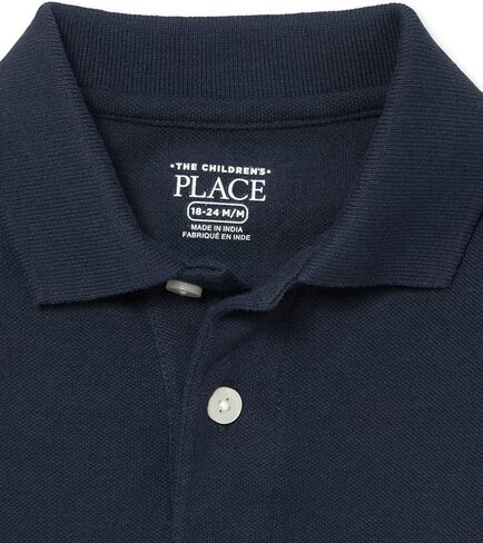 The Children's Place Baby Boys and Toddler Boys Short Sleeve Pique Polo, NAUTICO, 2T in Saudi Arabia