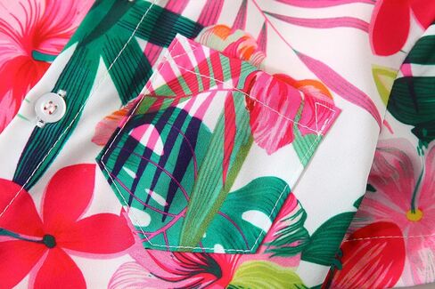 Baby Boys Casual Hawaiian Shirts Cotton Print Button Down Short Sleeve Shirt for Holiday in Saudi Arabia